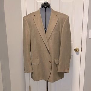 Alan Flusser Silk/Worsted Wool Blazer 46R 301